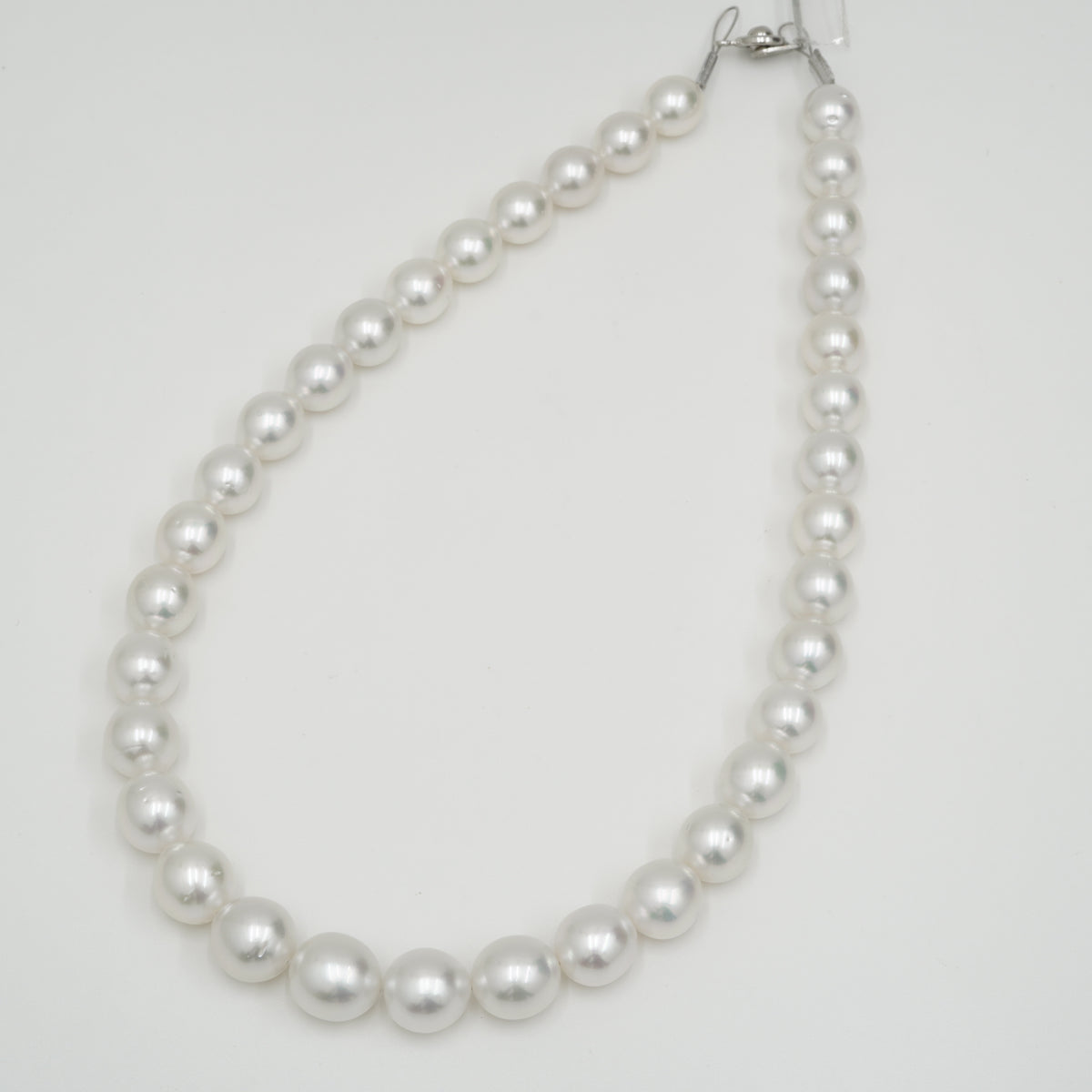 【DM3712-50-10】本物保証 白蝶真珠 ネックレス 約40センチ DM3712-50-10】本物保証 白蝶真珠 ネックレス 約40センチ - メルカリ