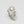 Load image into Gallery viewer, Pt 白蝶 リング 13.2mm