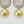 画像をギャラリービューアに読み込む, WG PG 白蝶ゴールド ピアス 13.1/13.1mm