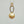 Load image into Gallery viewer, K18 白蝶ゴールド ペンダント 13.7mm