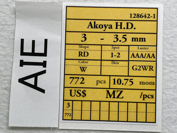 アコヤ ルースロット 3-3.5mm