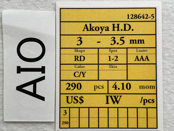 アコヤ ルースロット 3-3.5mm