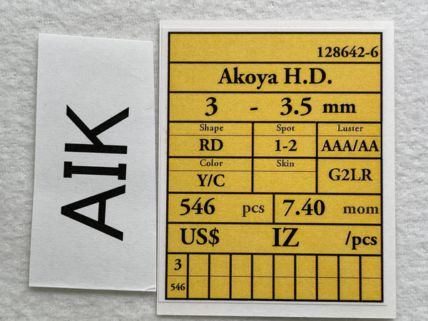 アコヤ ルースロット 3-3.5mm